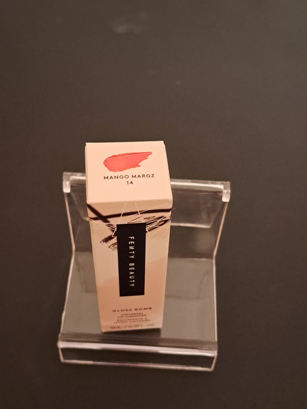 Fenty Beauty Mango Margz Lip Gloss - Peach Coral Shade NIB